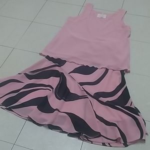2 piece set blouse and skirt